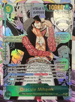One Piece CCG Dracule Mihawk OP14-119 MANGA Rare English Near Mint - Image 1
