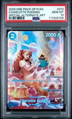 PSA 10 Charlotte Pudding SP OP10-Royal Blood ST12-012 EN One Piece - Image 3