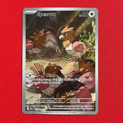 Spearow 151/132 Illustration Rare - Pokemon Card - Mega Evolution Pokemon - NM - Image 1