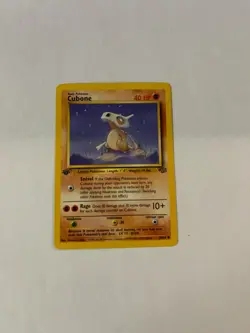 CUBONE Jungle Series POKEMON Non-Holo 1st Edition 1999 Trading Card 50/64 TCG - Image 1