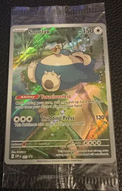 Pokemon TCG Snorlax 051 Scarlet & Violet 151 Holo Promo Card Sealed NM - Image 1