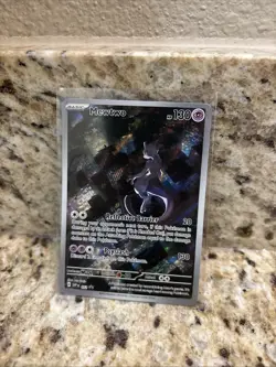 Pokemon 151 Mewtwo 052 Scarlet & Violet UPC Black Star Promo Card Holo Sealed - Image 2