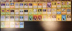 Pokemon TCG Vintage Lot 50 Cards Base Jungle Fossil Team Rocket Base 2 Gym WOTC - Image 2