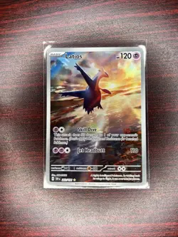 Pokemon TCG Latios 203/191 Surging Sparks Illustration Rare Card - Image 1