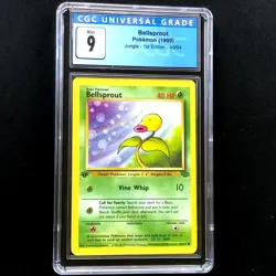 1999 Pokemon Jungle 1ST EDITION 🔥 BELLSPROUT 🔥 #49 CGC 9 Mint Card c89 - Image 1
