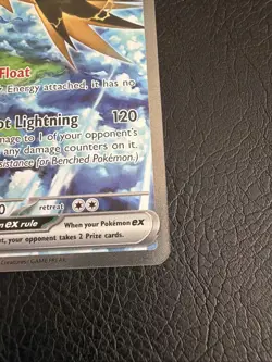 Pokemon TCG Zapdos EX Scarlet & Violet 151 Card Sir NM/M Condition - Image 4