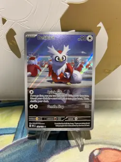 Delibird 152/132 Mega Evolution Illustration Rare Pokemon TCG Card NM - Image 1