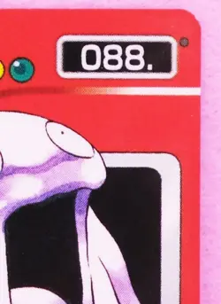 Grimer Pokemon Zukan Mini Card No.088 HP80 Vintage Nintendo Japanese F/S - Image 3