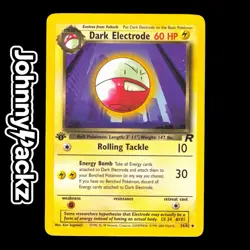 Pokemon TCG - Dark Electrode 34/82 - 1st Edition Team Rocket Card 2000 WOTC (NM) - Image 1