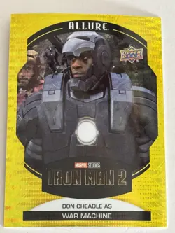 DON CHEADLE AS WAR MACHINE #3 YELLOW TAXI Marvel Allure Collectible Card - Image 1