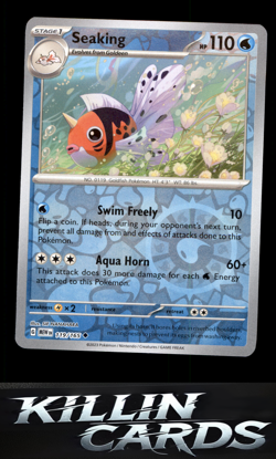 Reverse Holofoil Seaking 119/165 Pokemon Uncommon SV: Scarlet & Violet 151 Card - Image 1