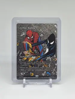 MTG Spider-man Leyline Binding Borderless M0002 - Image 1