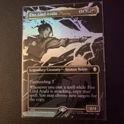 Fire Lord Azula (0313) (Borderless) Avatar: The Last Airbender Foil - Image 1