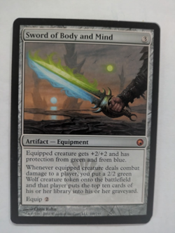 Sword of Body and Mind Scars of Mirrodin MTG NM Free shipping with tracking - Image 1