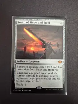 Sword of Sinew and Steel - MTG Modern Horizons LP/NM - Image 1