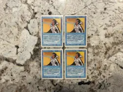 Mtg Drain Power Revised x4 - Magic the Gathering Revised Drain Power Played - Image 1