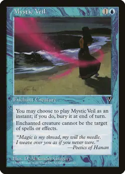 Mystic Veil Visions MTG NM - Image 1