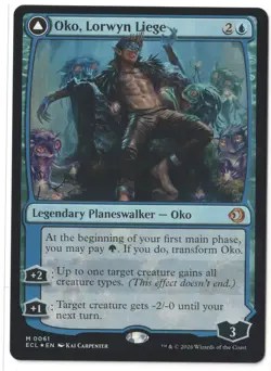 MTG Oko, Lorwyn Liege #0061 Lorwyn Eclipsed FOIL Mythic Rare NM IN HAND - Image 1