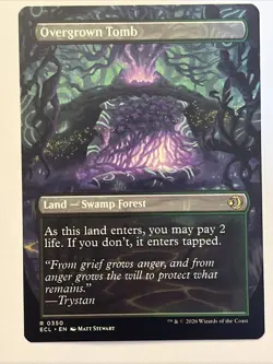 Overgrown Tomb (Borderless) - Lorwyn Eclipsed - Image 2
