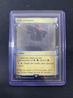 Relic of Sauron Showcase Scrolls LTC 0489 MTG Magic 0489 - Image 1