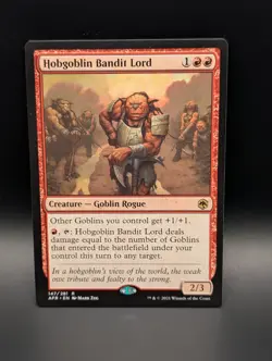 MTG - Hobgoblin Bandit Lord - Creature - AFR #147 - Rare - NM - Image 1