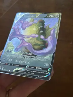 Pokemon TCG Garbodor V 100/203 SWSH07: Evolving Skies Holo NM - Image 3