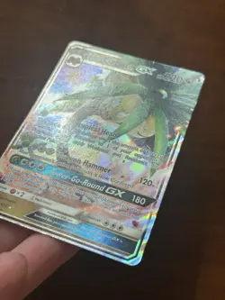 Pokemon TCG Alolan Exeggutor GX 74/111 Sm-Crimson Invasion Holo NM - Image 3