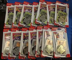 Lot Of 14 Pokemon Destined Rivals Checklane Booster Packs Eevee & Zarude Promos! - Image 1