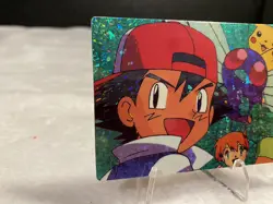 Pokemon Card - Ash, Misty, Butterfree & Pikachu #399 - Vending Machine - Holo - Image 2