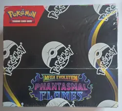 Pokemon Phantasmal Flames Booster Box - New Sealed - Mega Evolutions - Image 1