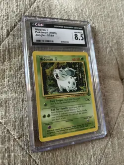 1999 Pokemon Nidoran Jungle CGC 8.5 - Image 1