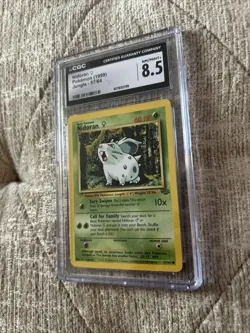 1999 Pokemon Nidoran Jungle CGC 8.5 - Image 3