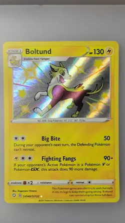 Boltund SV040/SV122 Shiny Vault Holo Pokemon Shining Fates - Image 1