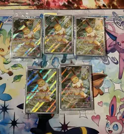 X5 Pokemon TCG Eevee 173 Holo Promo Prismatic Evolutions Sealed , New Sealed - Image 1