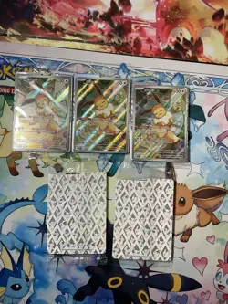 X5 Pokemon TCG Eevee 173 Holo Promo Prismatic Evolutions Sealed , New Sealed - Image 2