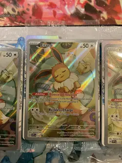 X5 Pokemon TCG Eevee 173 Holo Promo Prismatic Evolutions Sealed , New Sealed - Image 3