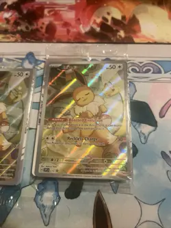 X5 Pokemon TCG Eevee 173 Holo Promo Prismatic Evolutions Sealed , New Sealed - Image 4