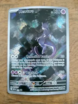 Mewtwo SVP052 Illustration Rare - Pokemon TCG Black Star Promo NM - Image 2