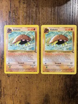 1999 Pokemon Fossil 1st Edition Kabuto #50/62 Near Mint Extremely Clean Fresh 🔥 - Image 1