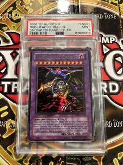 YuGiOh FIVE-HEADED DRAGON SD09-ENSS1🔥PSA 9 MT🔥LIMITED EDITION-2006 ULTRA RARE - Image 4