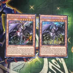 Yugioh! Darklord Amdusc DESO-EN033 x2 Secret Rare 1st Edition NM - Image 1