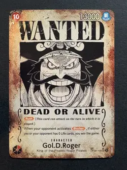 One Piece PRB02 Premium Booster Vol 2 - Wanted Gol.D.Roger Alt Art OP09-118 SEC - Image 1