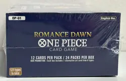 2022 One Piece Romance Dawn OP-01 White Bottom Factory Sealed Booster Box - Image 4