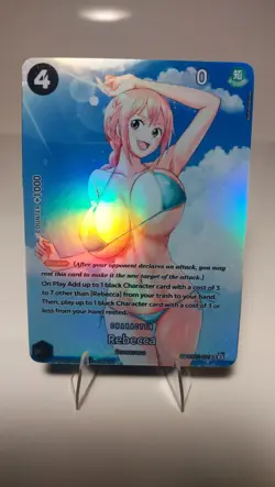 Rebecca Full Art Goddess Story One Piece Waifu Trading Card Holofoil - Image 1
