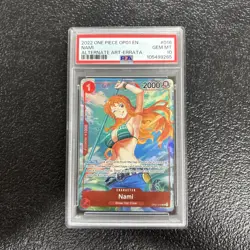 One Piece CCG Nami Alternate Art ERRATA OP01-016 PSA 10 Gem Mint - Image 1