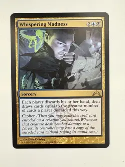 Whispering Madness MTG Magic the Gathering Card NM Near Mint GTC - Image 1