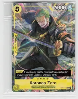 One Piece Promotion Cards #OP07-113 Roronoa Zoro (Illustration Box Vol.3) - Image 1