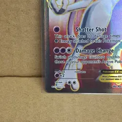 Pokemon Mewtwo-EX TCG Full Art Ultra Rare Holo Card Breakthrough 158/162 nm - Image 5