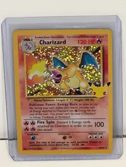 Charizard 4/102 25th celebrations Pokemon TCG Card MINT CONDITION - Image 1