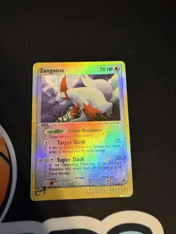 EX Sandstorm ZANGOOSE Reverse Holo 14/100 RARE Pokemon Card 2003 - Image 1